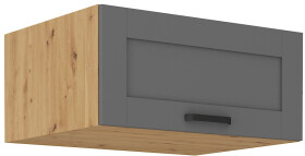 Horní skříňka Luna 80 NAGU-36 1F Barva korpusu: Dub artisan, Barva dvířek: Dust Grey