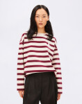 Armedangels Iconic Å Frankaa Bold Sweatshirt 3682 undyed-velvet red M