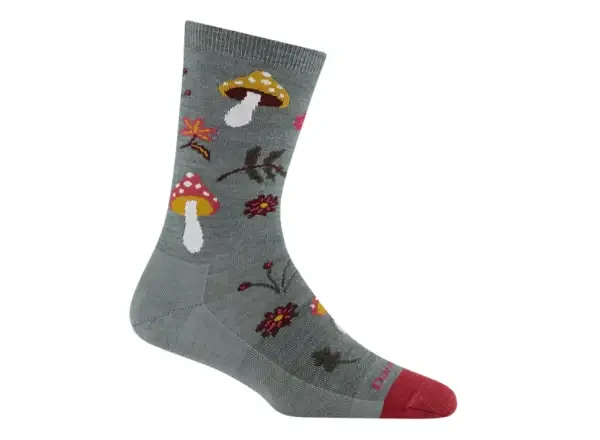 Darn Tough Shroom Bloom Crew Lightweight dámské ponožky Seafoam vel. S (35-38)