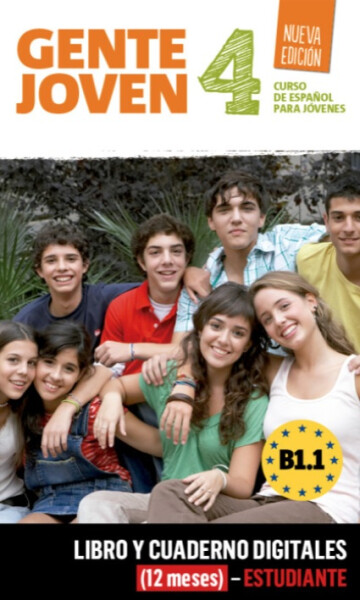 Gente Joven 4 Nueva Ed. (B1.1) – Libro/Cuaderno digitales – Estudiante (12 měsíců)