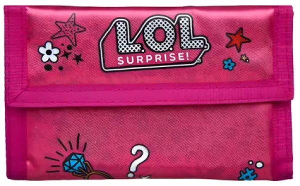 KARTON P+P Peněženka L.O.L. / Zavírání na suchý zip / Kapsa na mince na zip (LOLO7005)