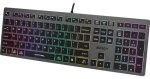 A4tech Fstyler FX60H šedá / Drátová klávesnice / membránová / neonové podsvícení / 2× USB / 150 cm (A4TKLA47126)