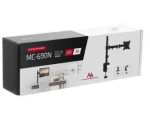 Maclean MC-690 černá / Nástěnný držák monitoru / 13-27" / VESA 75x75-100x100 / nosnost 8 kg / pivot 360° (MC-690)