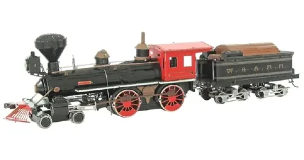 Metal Earth 3D puzzle Wild West: 4-4-0 Lokomotiva