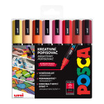 Posca sada popisovačů PC-5M, SUMMER, 1,8 2,5 mm, teplých tónů