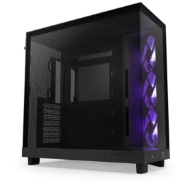 NZXT H6 Flow RGB černá / ATX / 2x USB-A 3.2 / 1x USB-C 3.2 / 3x120mm / bez zdroje / průhledná bočnice (CC-H61FB-R1)