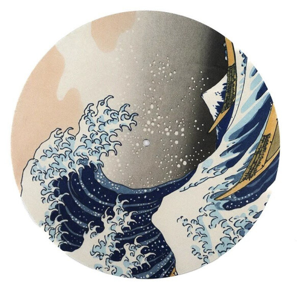 Podložka pod gramofonovou desku - Great wave of Kanagawa