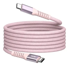 Verbatim 31853 magnetický 60W USB-C kabel 1.2m růžová / USB-C(M) / USB-C(M) / PD 3.0 QC 3.0