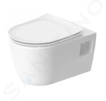 DURAVIT - Soleil by Starck Závěsné WC se sedátkem SoftClose, Rimless, HygieneFlush, HygieneGlaze, bílá 45860920A1