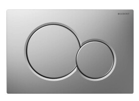 GEBERIT SIGMA01 ovládací tlačítko, Easy to clean, chrom mat 115.770.JQ.5
