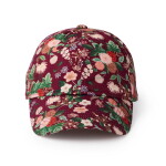 Rifle Paper Co. Kšiltovka Dahlia, červená barva, textil