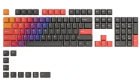 Glorious vyměnitelné klávesy GPBT US Celestial Fire / 114 ks / US layout / Cherry MX(+) (GLO-KC-GPBT-CF)