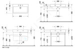 DURAVIT - Vero Umyvadlo 800x470 mm, s 1 otvorem pro baterii, alpská bílá 0454800027