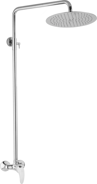 JB Sanitary Sprchová sestava s baterií SLIM s horním vývodem, průměr 30cm SA 56 000 00 4