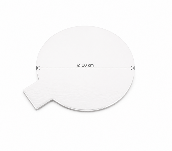 Cake star Podložka pod minidezerty bílo-černá kruh 10 cm