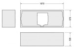 DURAVIT - Příslušenství Podpora pro vanu D-Code, 1700x700 mm 790471000000000