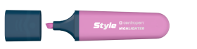 Zvýrazňovač Centropen STYLE SOFT 6252 - pastelová fialová