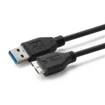 MicroConnect kabel USB3.0 A (M) - microUSB B (M) 1m černá / 5000Mbit/s (USB3.0AB1MICRO)