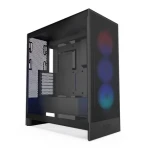 NZXT H7 Flow RGB černá / E-ATX / 2x USB-A 3.2 / 1x USB-C 3.2 / 3x 120mm RGB / bez zdroje / průhledná bočnice (CM-H72FB-R1)