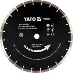 YATO Řezný kotouč diamantový segmentovaný 350x25,4x3,4 mm / Řezný kotouč / beton, zdivo, kámen / max. 4400 ot/min (YT-60003)