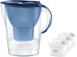Brita Marella modrá + 3x filtry / Filtrační konvice na vodu / 2,4 l / filtr: MAXTRA PRO Pure Performance (Marella 2,4l +3wk?ady Pure Performance)