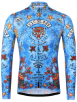 Cyklodres CYCOLOGY Summer City Of Angels (Blue), pánský, dlouhý rukáv (Motiv City Of Angels (Blue), velikost M)