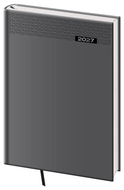 Týdenní diář 2027 Helma B5 Gommato šedý