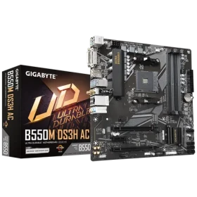 GIGABYTE B550M DS3H AC / B550M / AM4 / 4x DDR4 / PCIEx16 / 1x GLAN / mATX (B550M DS3H AC)
