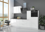 Vyšší skříňka na vestavnou troubu Lara 60 DKPL-162 1F BB Barva korpusu: Bílá, Barva dvířek: Šedý lesk