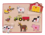 Bigjigs Toys Vkládací puzzle Farmářský statek