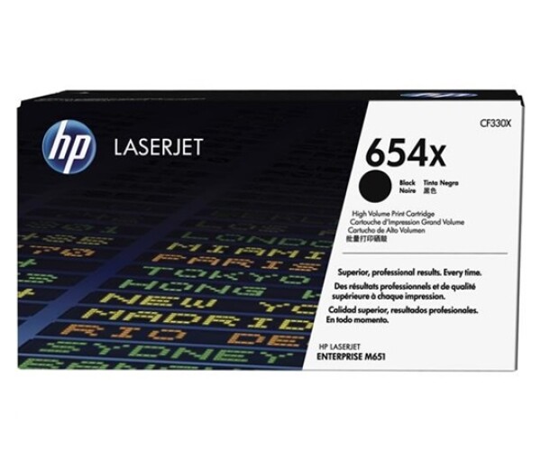 HP 654X Black LJ Toner Cart, CF330X (20,500 pages) EDF_692579