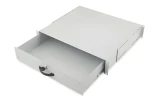 Digitus DN-19 KEY-2U šedá / Zásobník na dokumenty / 2U / Uzamykatelný / pro 19" rozvaděče (DN-19 KEY-2U)