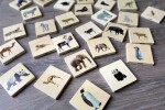 TickiT Dřevěné pexeso - Divoká zvířata (28 ks)