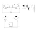 JIKA - Ponta Style Sprchová baterie, chrom H3312H70044001