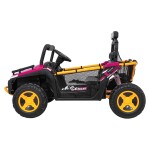 Mamido Dětské elektrické autíčko Buggy UTV Speed 24V růžové