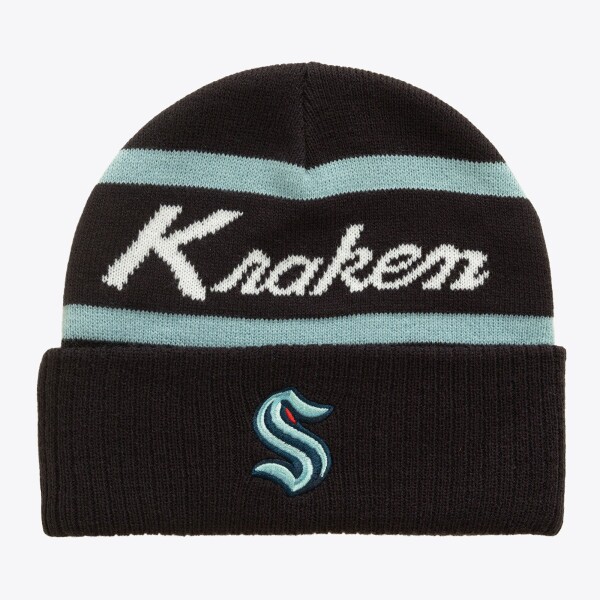 Mitchell & Ness Pánská zimní čepice Seattle Kraken NHL Head Coach Knit