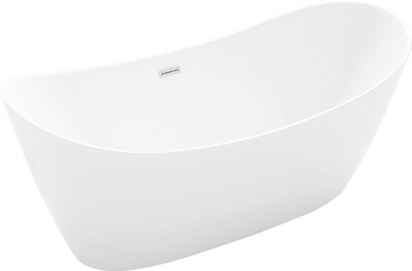 MEXEN - Montana volně stojící vana 180 x 90 cm bílá bez krytky přepadu a zátky 52011809000-SS