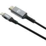 YENKEE YCU 430 Kabel USB-C (M) - HDMI (M) 1.5m černá / 4K@60Hz (8590669312962)