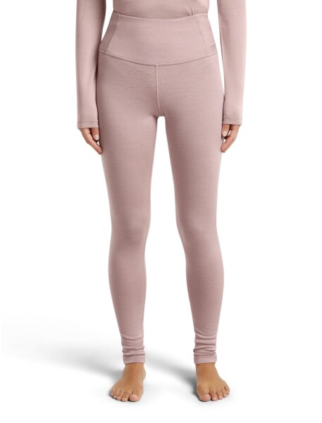 Dámské merino spodky ICEBREAKER Wmns Merino 260 Tech High Rise Leggings, Pink Quartz velikost: XS