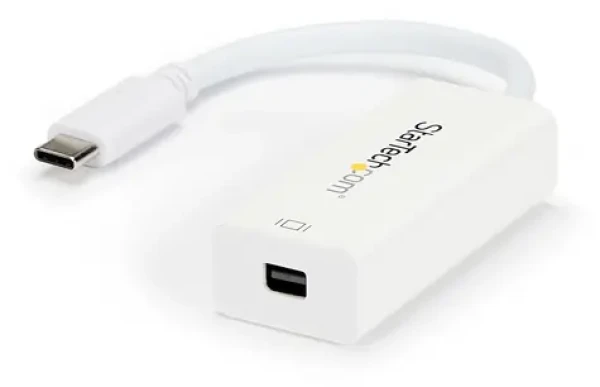 StarTech USB-C - Mini DisplayPort adaptér bílá / Adaptér / 4K UHD / Zvuk 7.1 / Plast (CDP2MDP)