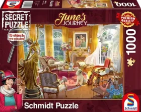 SCHMIDT Secret puzzle June's Journey: Salon orchidejového panství