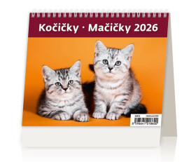 Kalendář stolní 2026 - MiniMax Kočičky/Mačičky