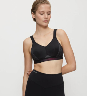 Dámská podprsenka Triaction Cardio Flow P EX - BLACK - černá 0004 - TRIUMPH BLACK 90F