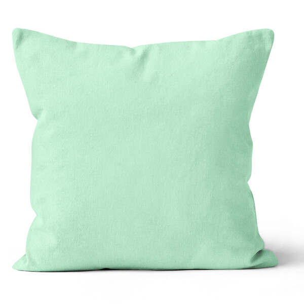 Mikroplyšový povlak na polštář 40x40 cm Mentolový