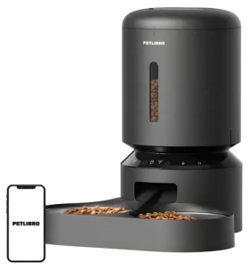 PETLIBRO Dávkovač krmiva Granary černá / Dvojitá miska / WiFi / 5 l (PL-AF103-36B)