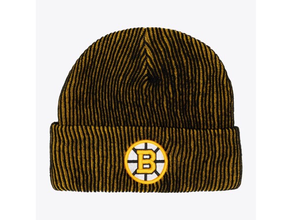 Mitchell & Ness Pánská zimní čepice Boston Bruins NHL Double Sided Knit