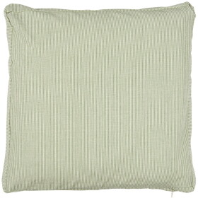 Ib Laursen Povlak na sedák Emil Green Stripes 45 × 45 cm, zelená barva, textil