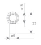 Tulip Nábytková knopka Rustik staromosaz (296165)