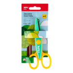 APLI kreativní nůžky - vlnky, 13,5 cm, kulatá špička, symetrické