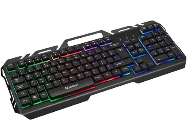 Sandberg IronStorm Keyboard BE černá / herní klávesnice / drátová / RGB / USB
